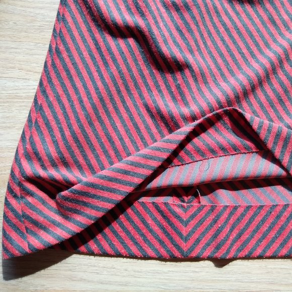 Vintage David Crystal Fashion Sweater Dress Stripped - Picture 6 of 10